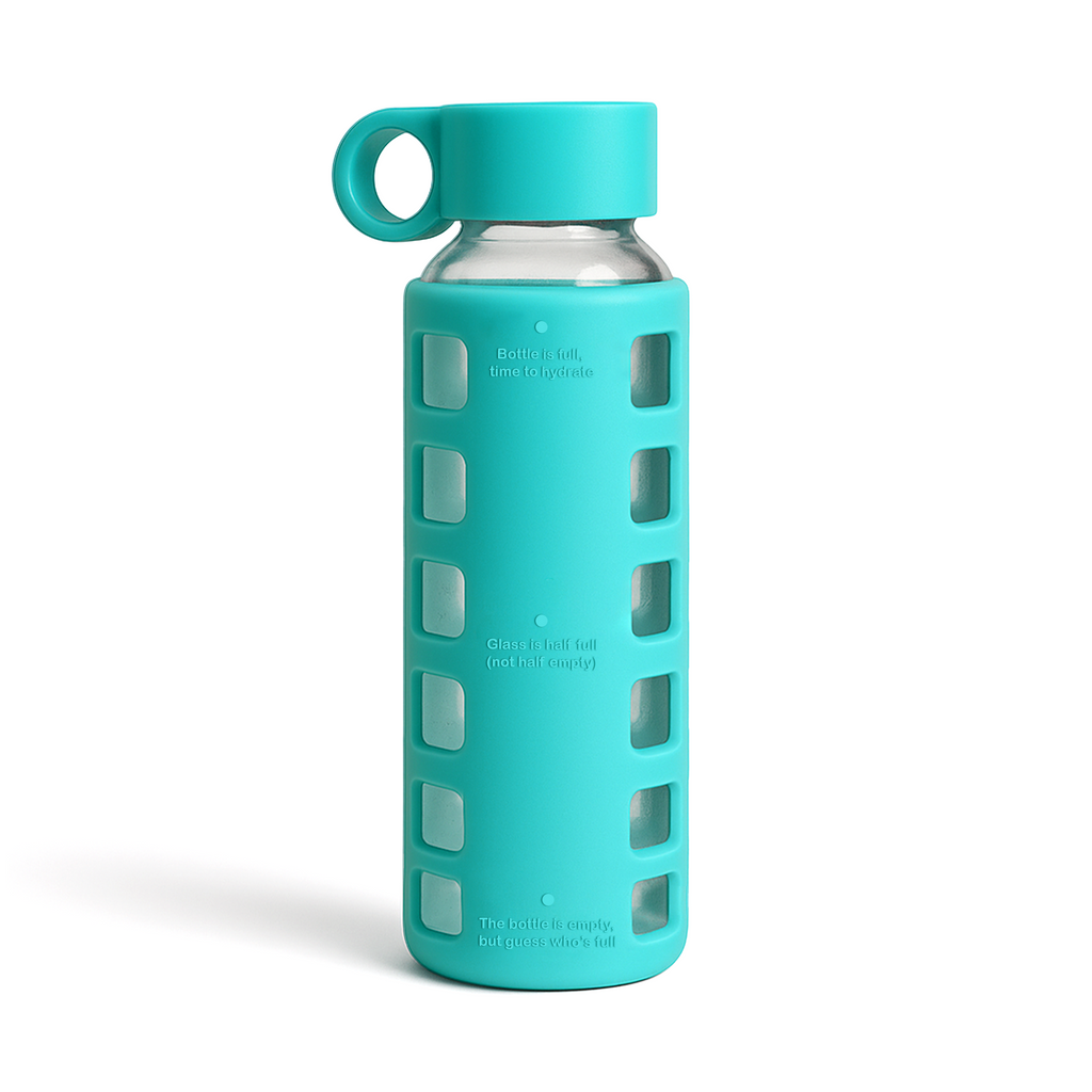 Protective Silicone Glass Water Bottle -purifyou
