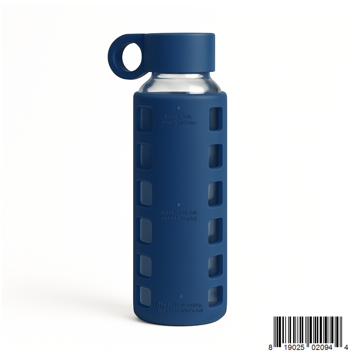 Protective Silicone Glass Water Bottle -purifyou