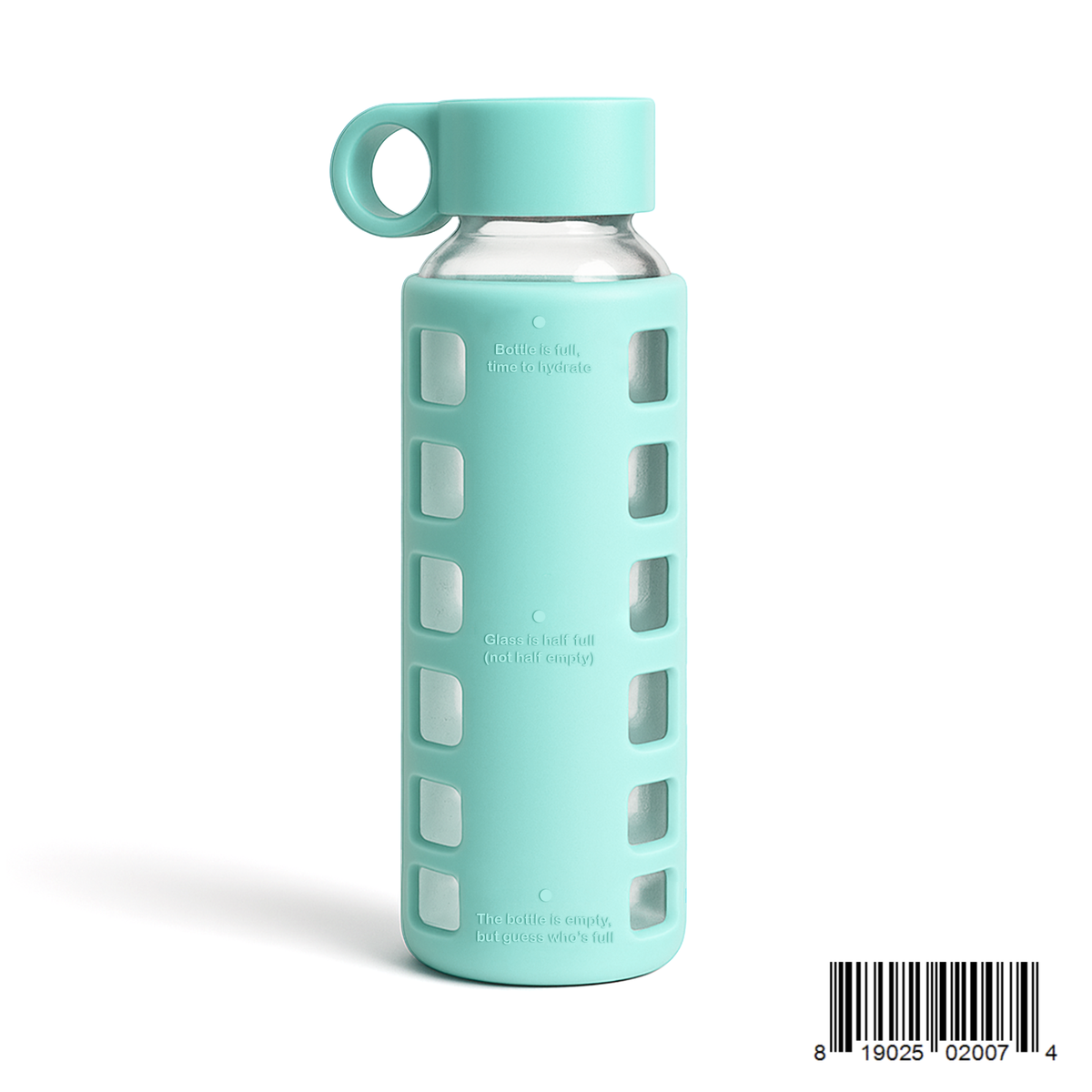Protective Silicone Glass Water Bottle -purifyou