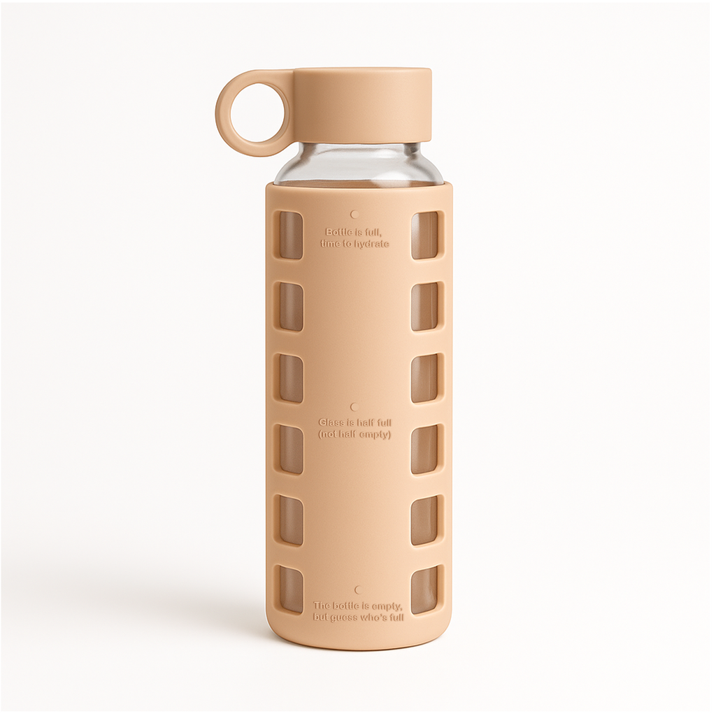 Protective Silicone Glass Water Bottle -purifyou