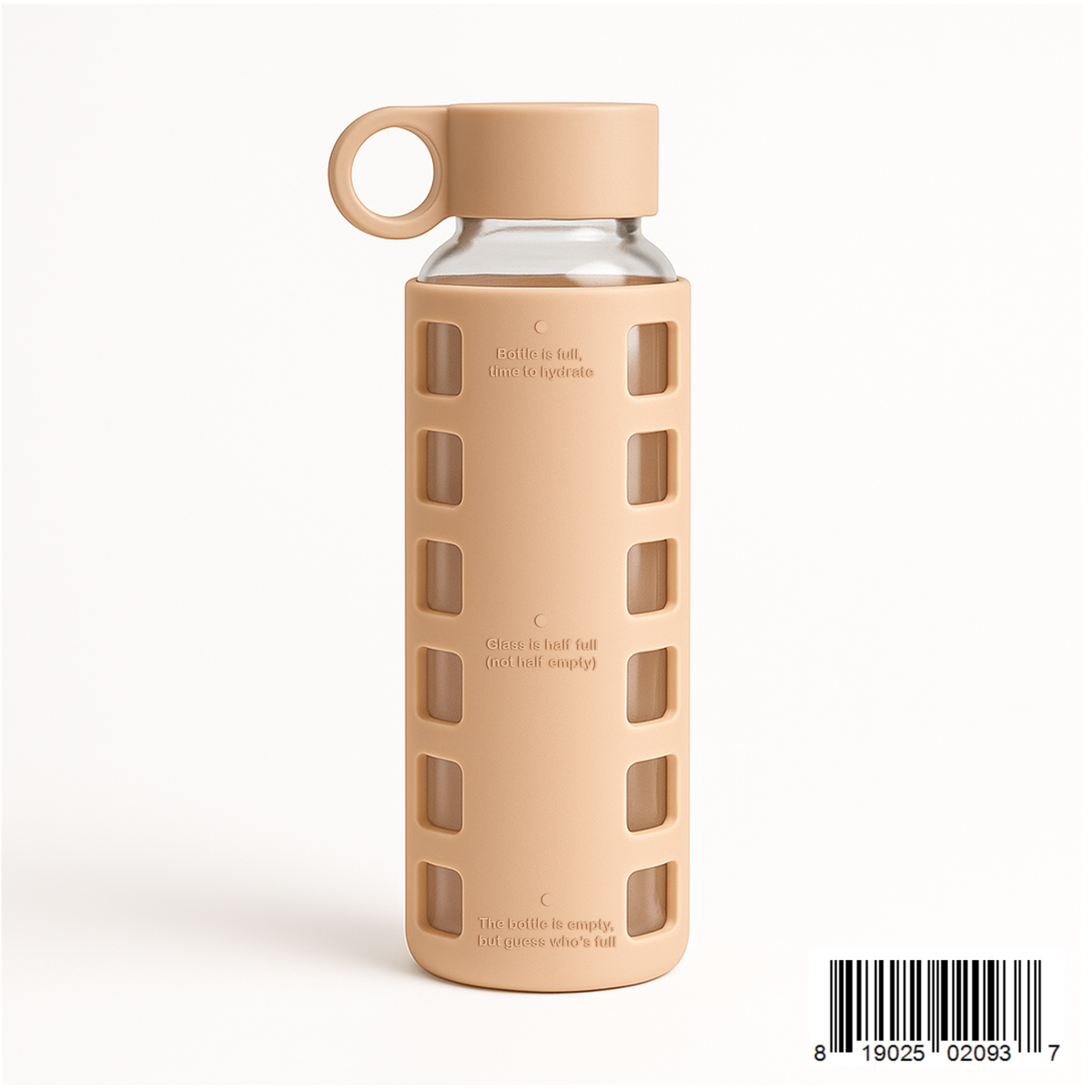 Protective Silicone Glass Water Bottle -purifyou