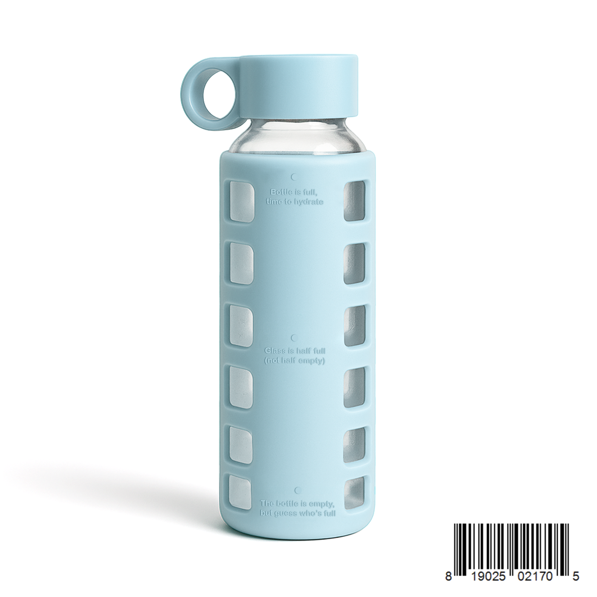 Protective Silicone Glass Water Bottle -purifyou