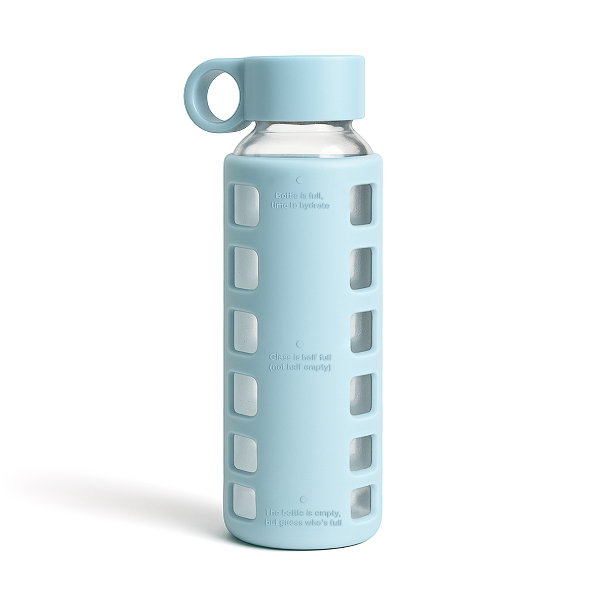 Protective Silicone Glass Water Bottle -purifyou