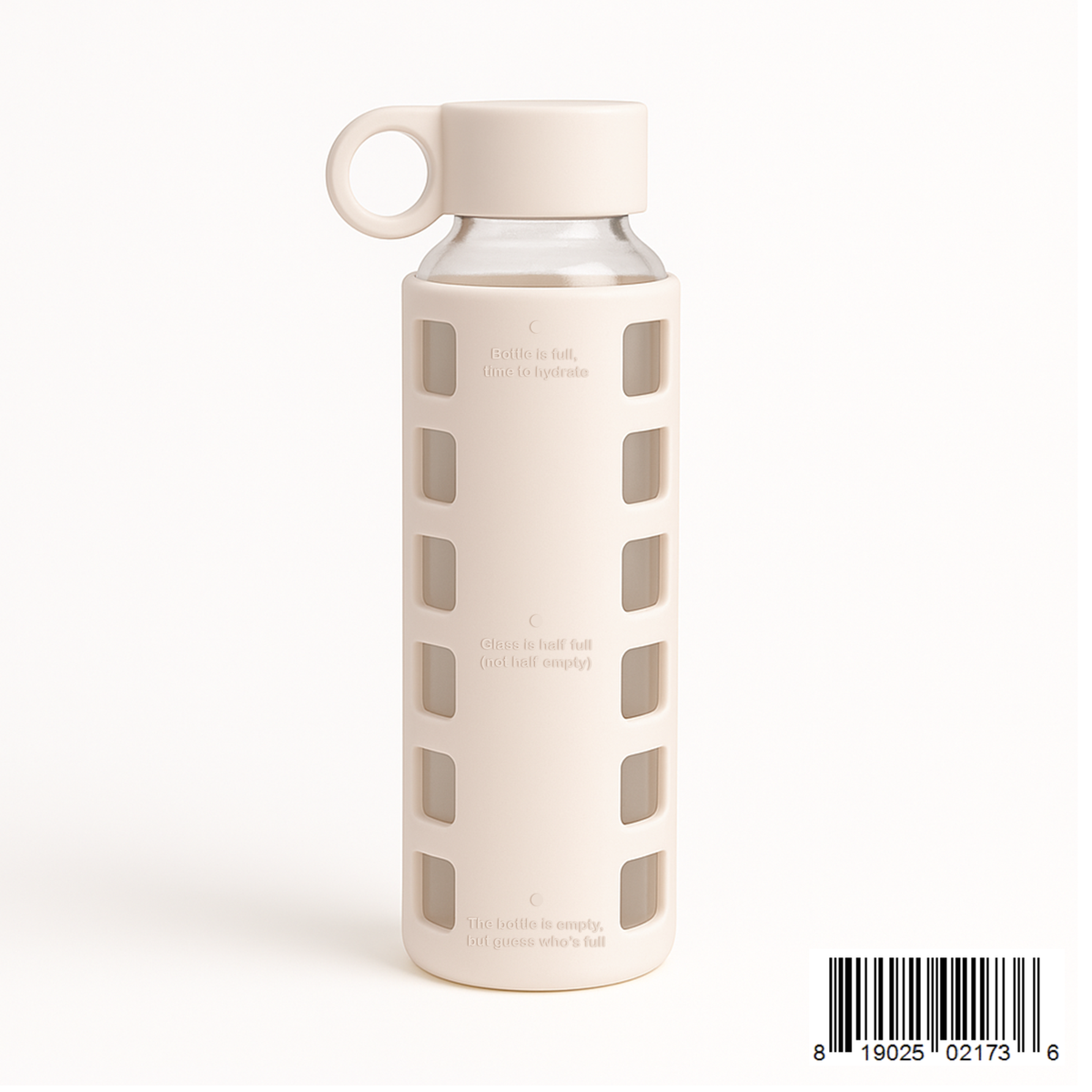 Protective Silicone Glass Water Bottle -purifyou