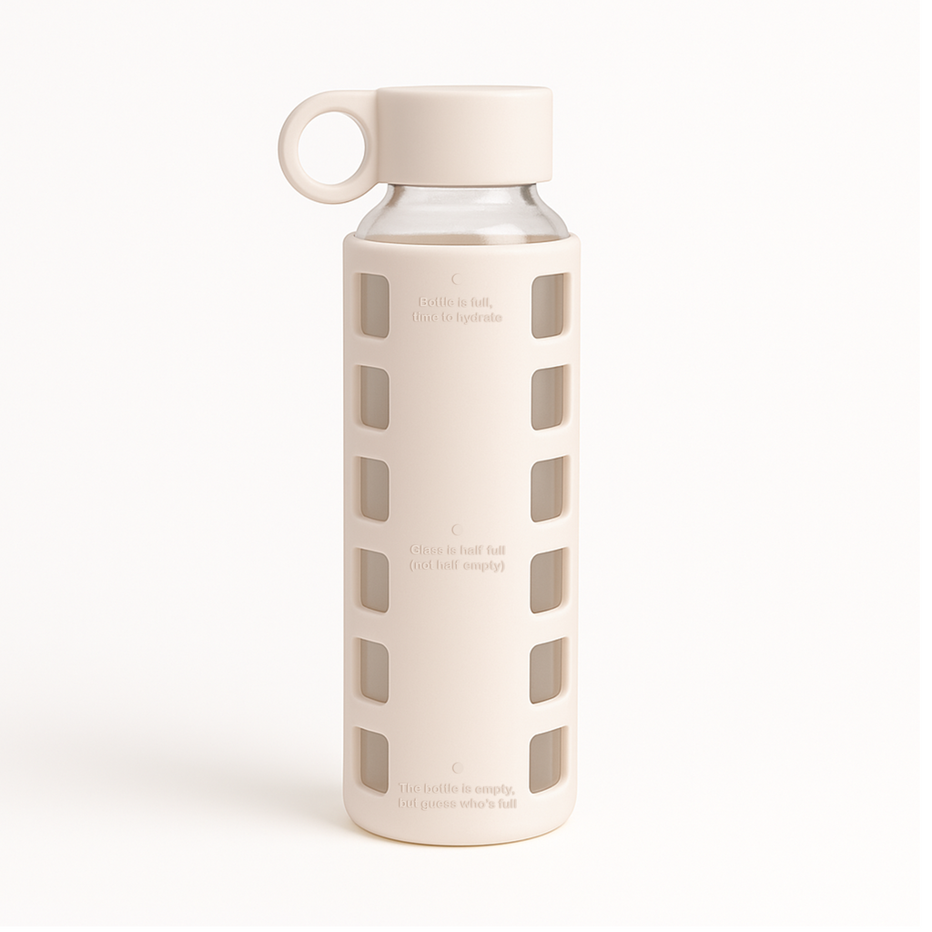 Protective Silicone Glass Water Bottle -purifyou