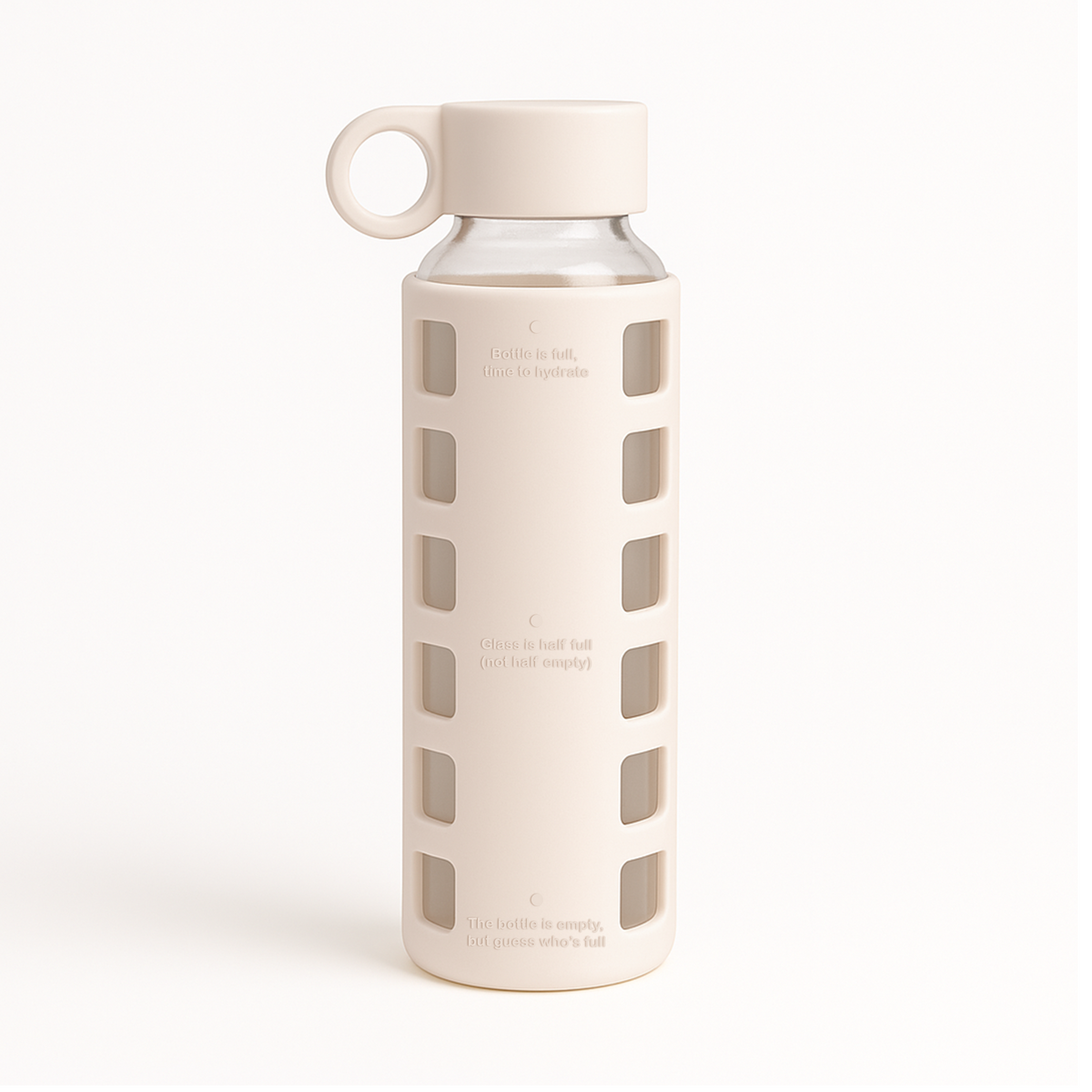 Protective Silicone Glass Water Bottle -purifyou