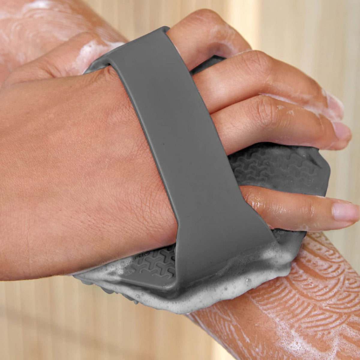 2-Pack Silicone Body Scrubbers – Eco-Friendly Bath Accessories