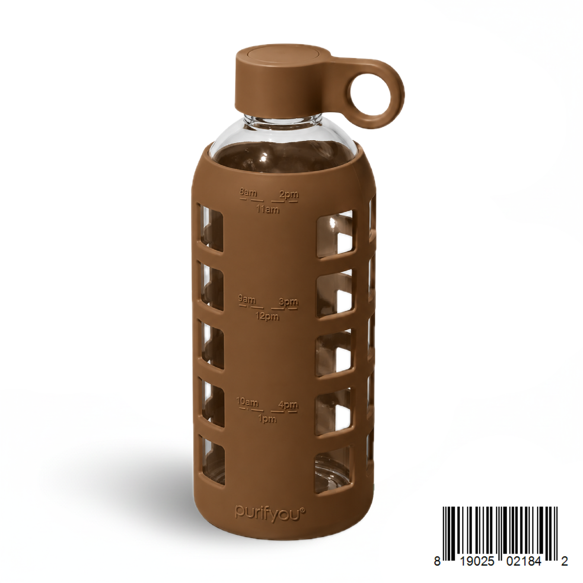 Protective Silicone Glass Water Bottle -purifyou