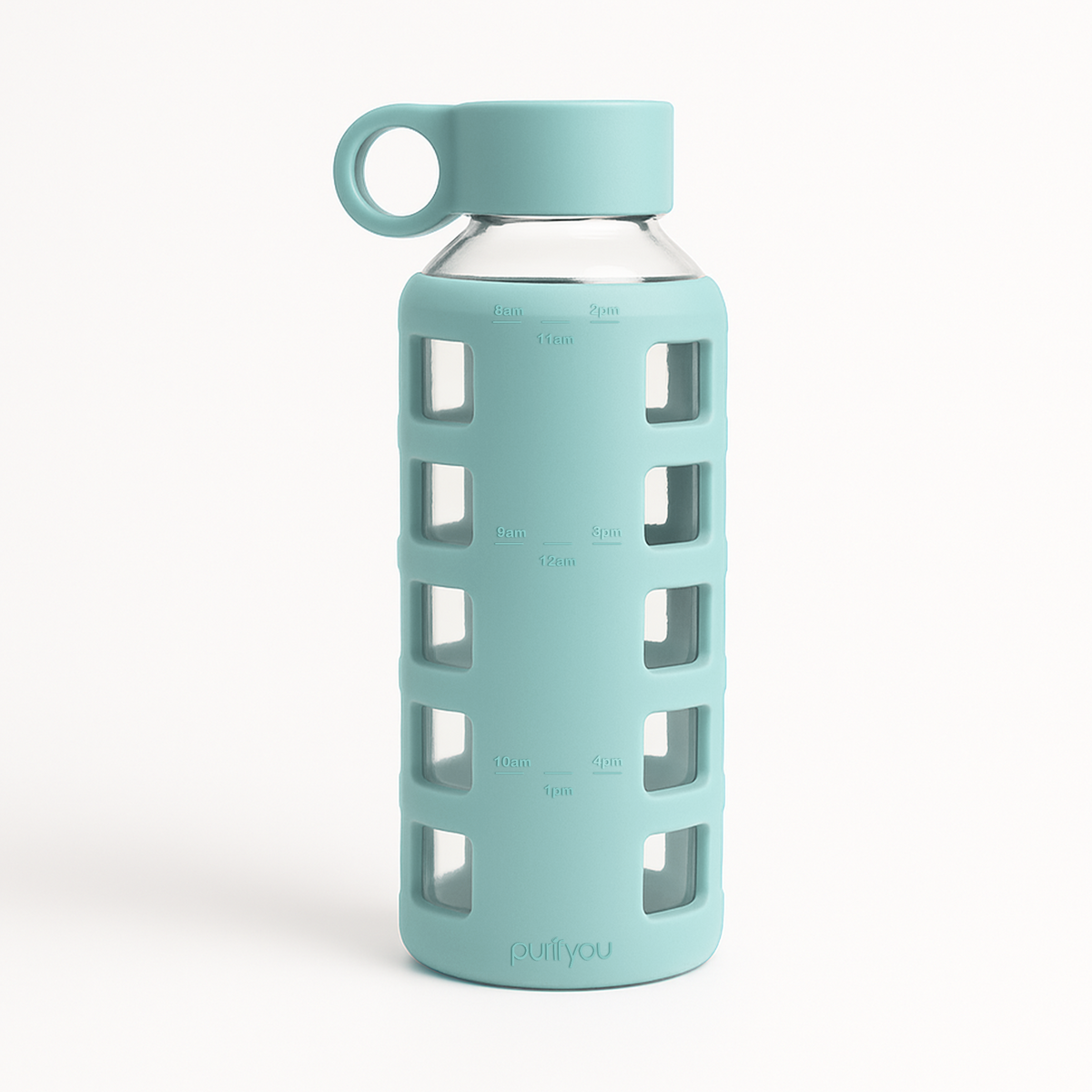 Protective Silicone Glass Water Bottle -purifyou