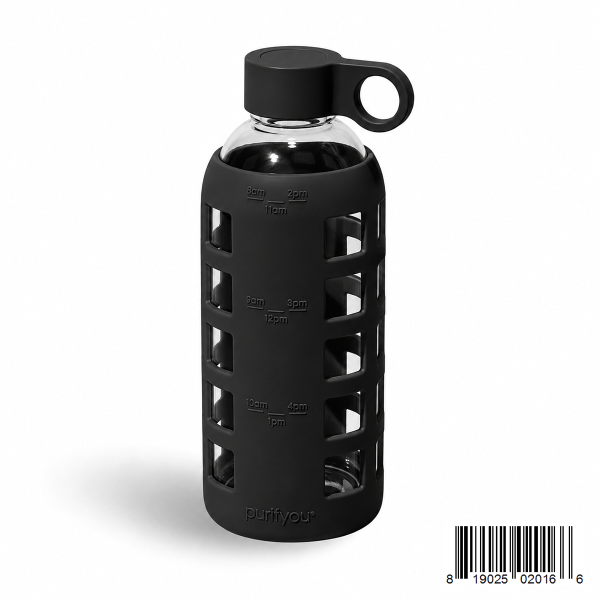 Protective Silicone Glass Water Bottle -purifyou