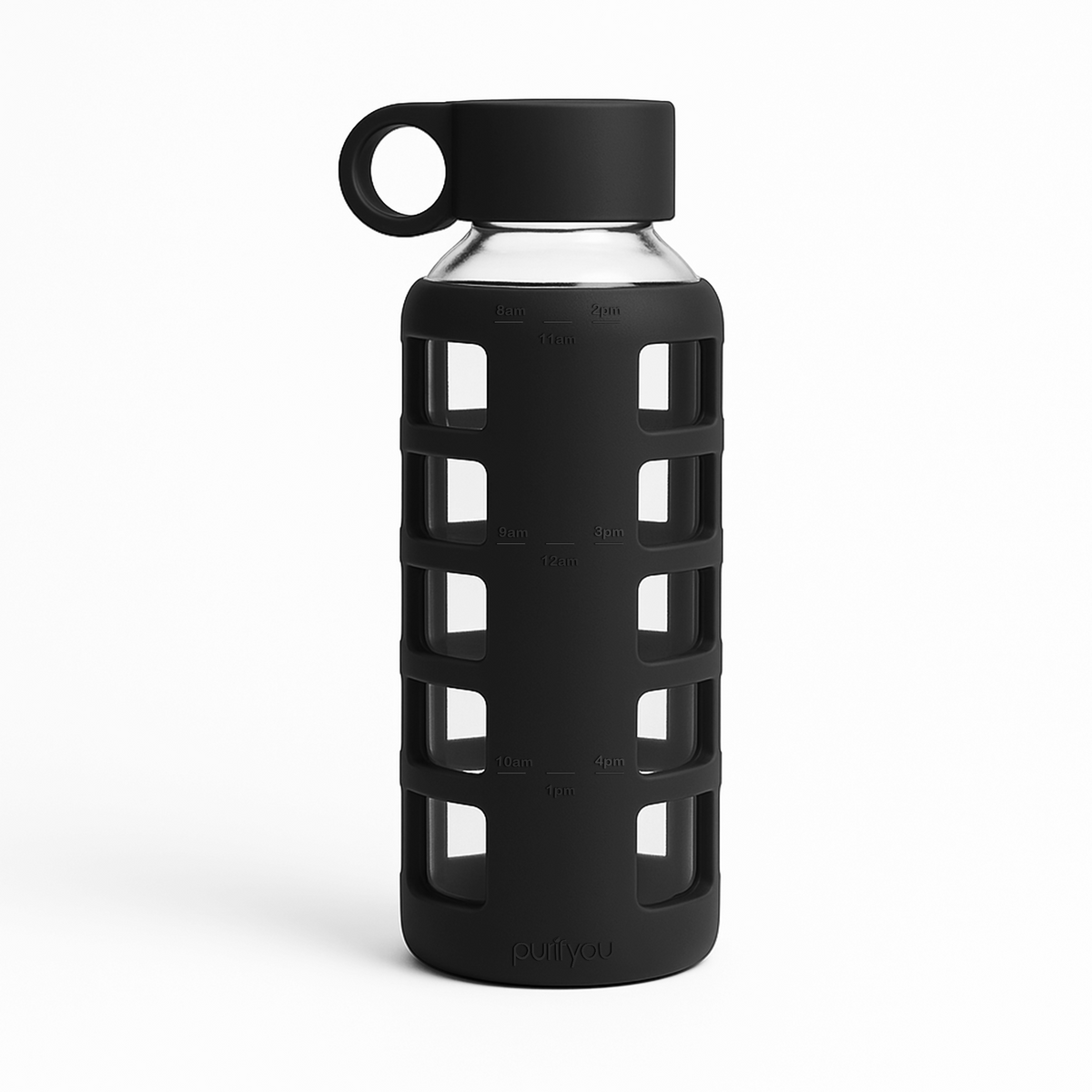 Protective Silicone Glass Water Bottle -purifyou