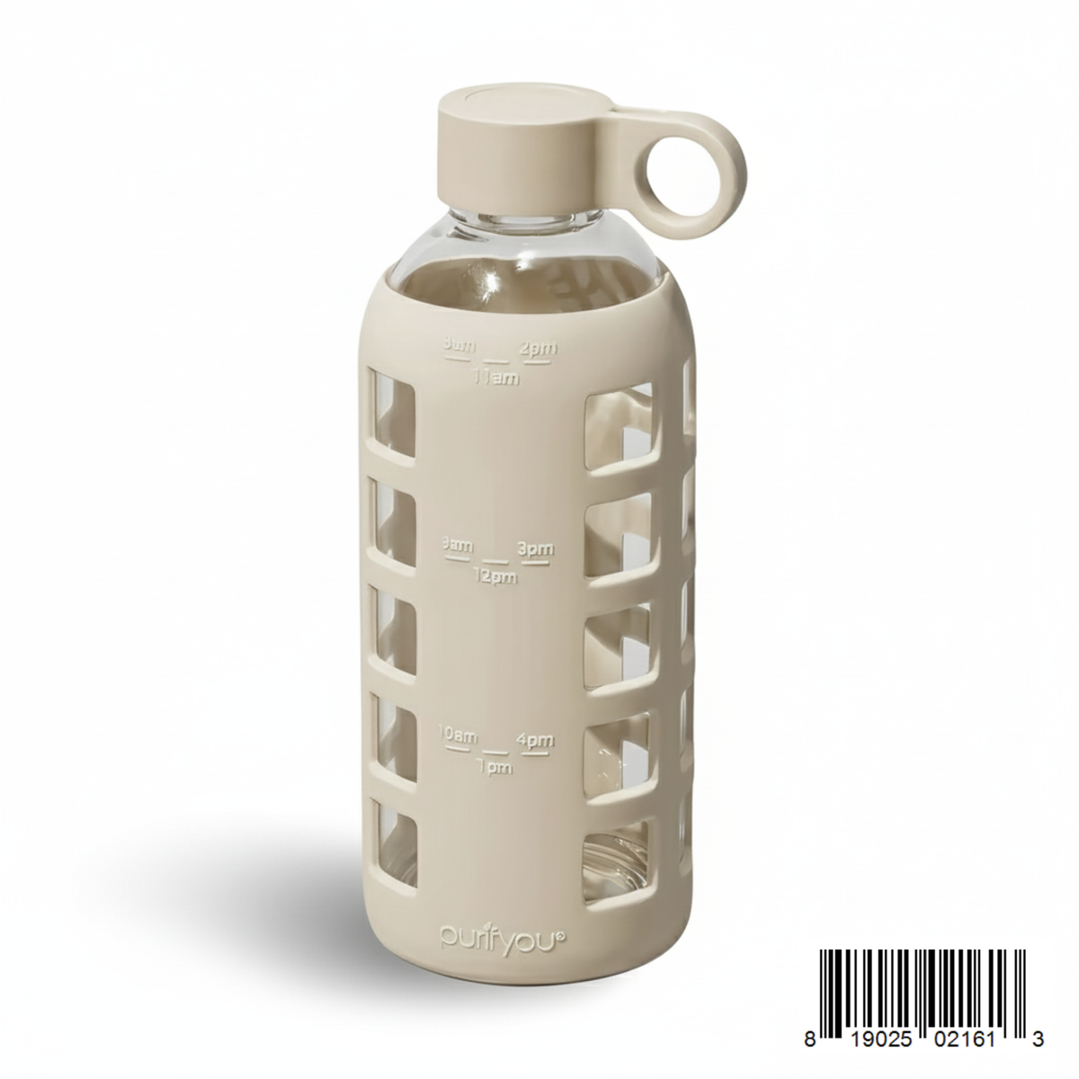 Protective Silicone Glass Water Bottle -purifyou