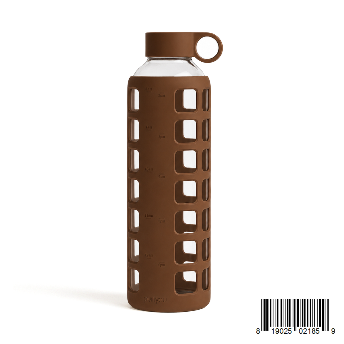 Protective Silicone Glass Water Bottle -purifyou