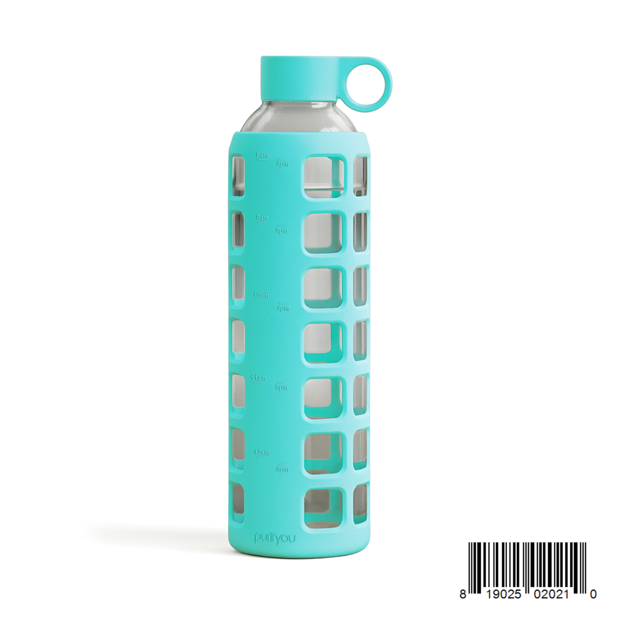 Protective Silicone Glass Water Bottle -purifyou
