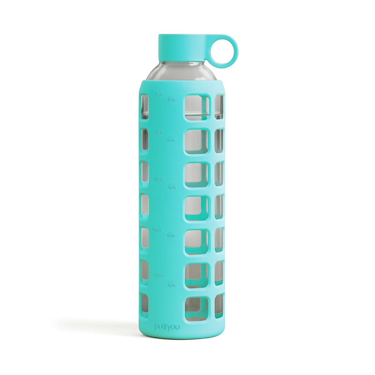 Protective Silicone Glass Water Bottle -purifyou