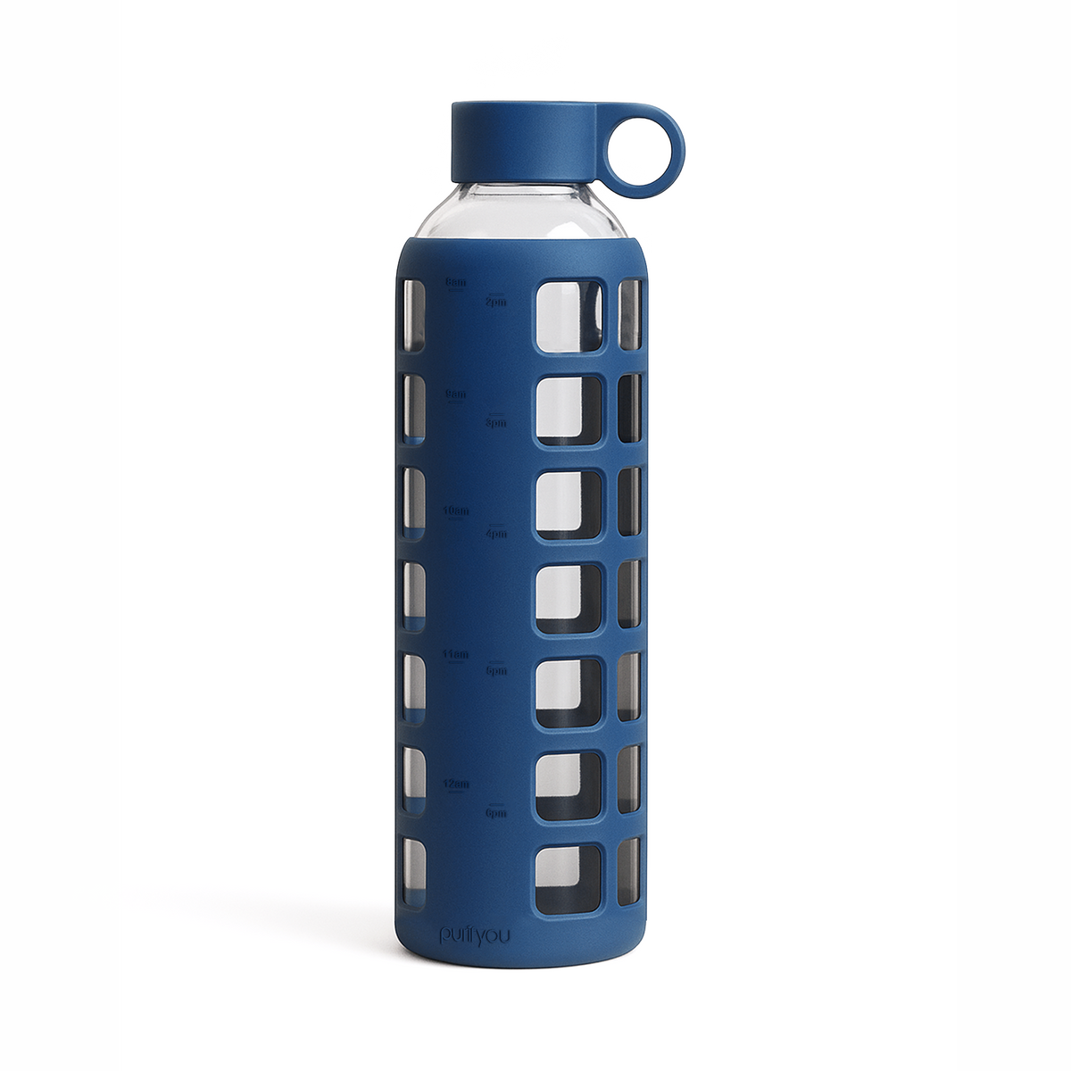 Protective Silicone Glass Water Bottle -purifyou