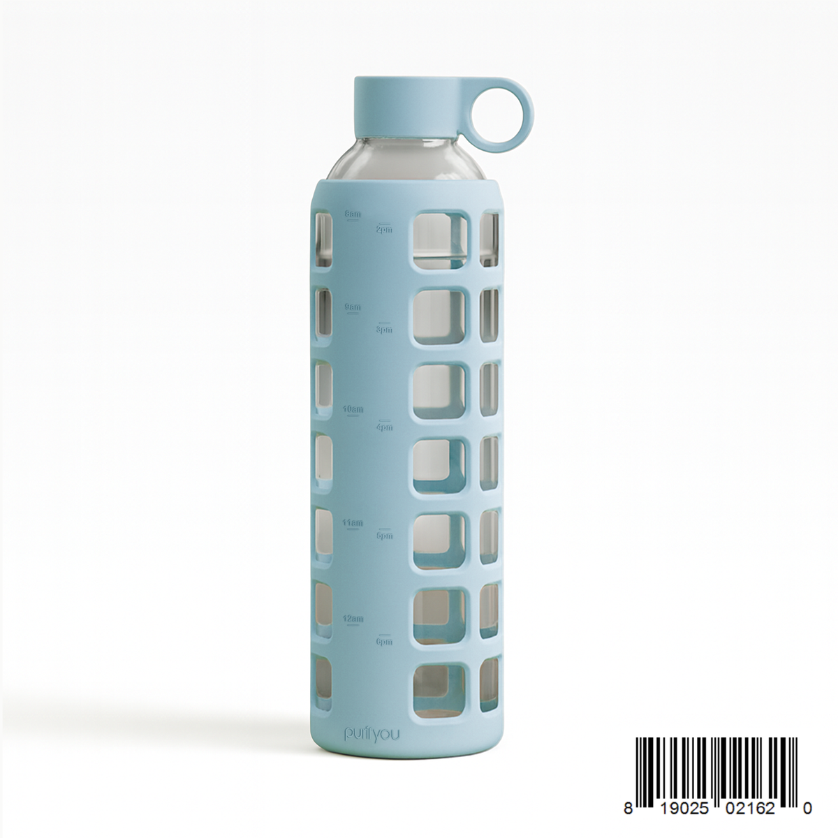 Protective Silicone Glass Water Bottle -purifyou