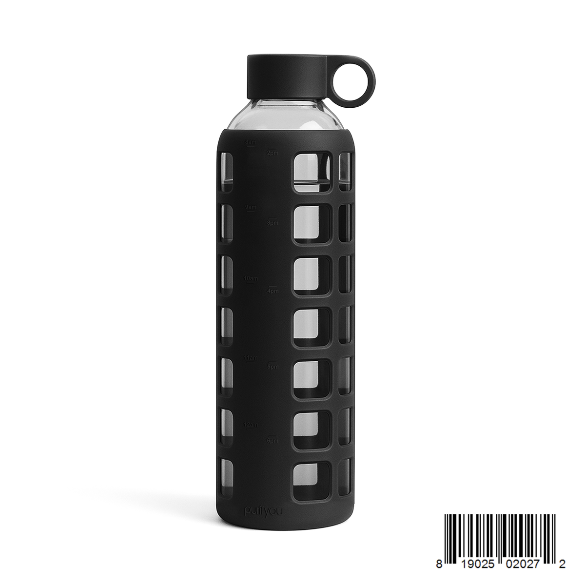 Protective Silicone Glass Water Bottle -purifyou