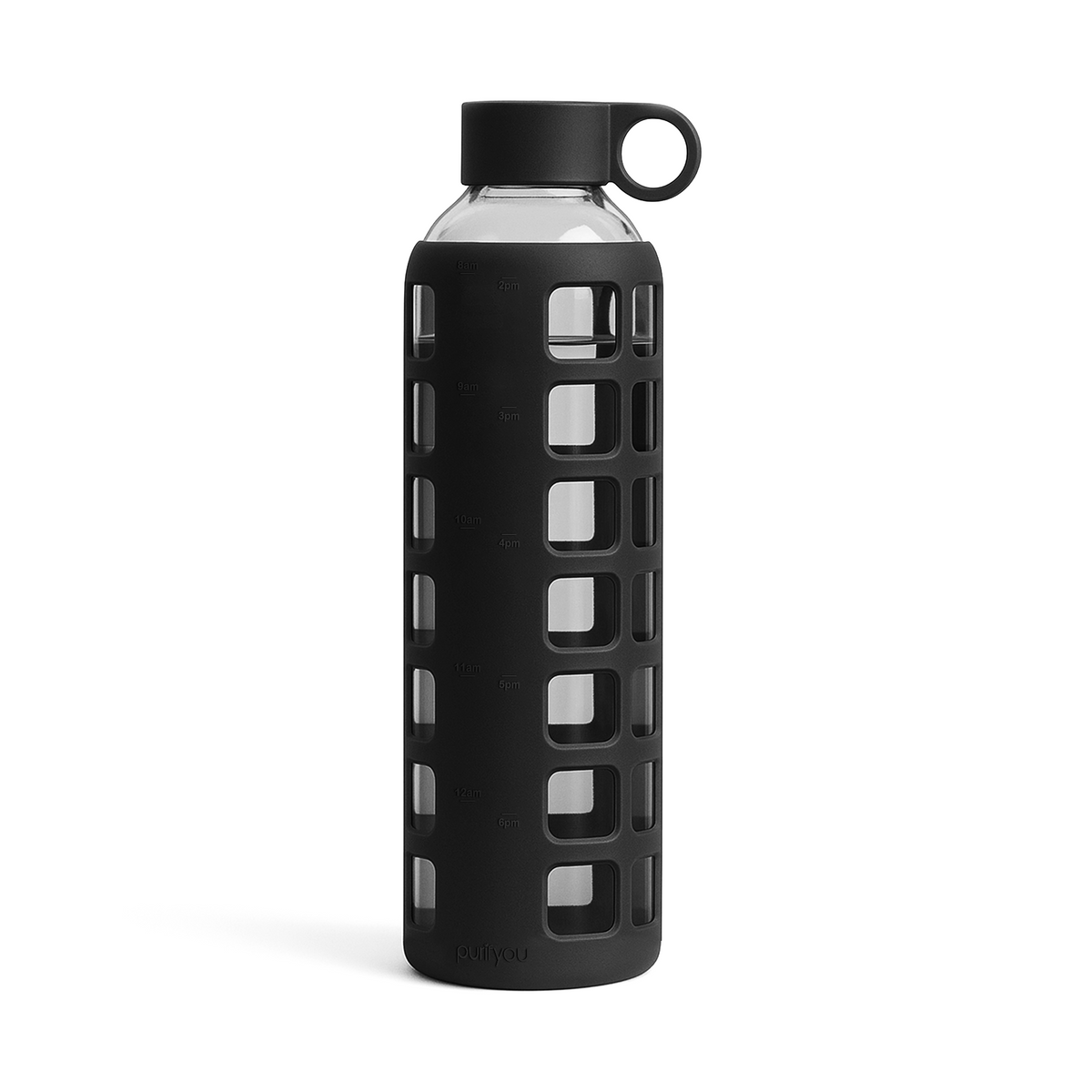 Protective Silicone Glass Water Bottle -purifyou