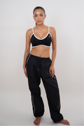 I Accept Change with Grace Black Versatile Relaxed Fit Pant