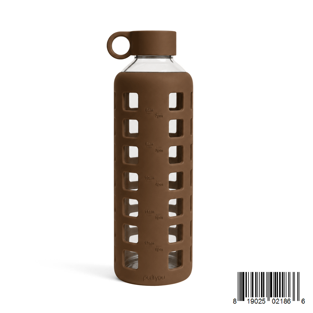 Protective Silicone Glass Water Bottle -purifyou