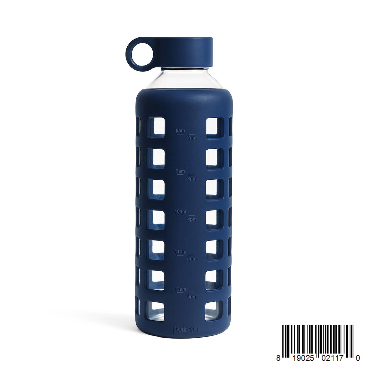 Protective Silicone Glass Water Bottle -purifyou
