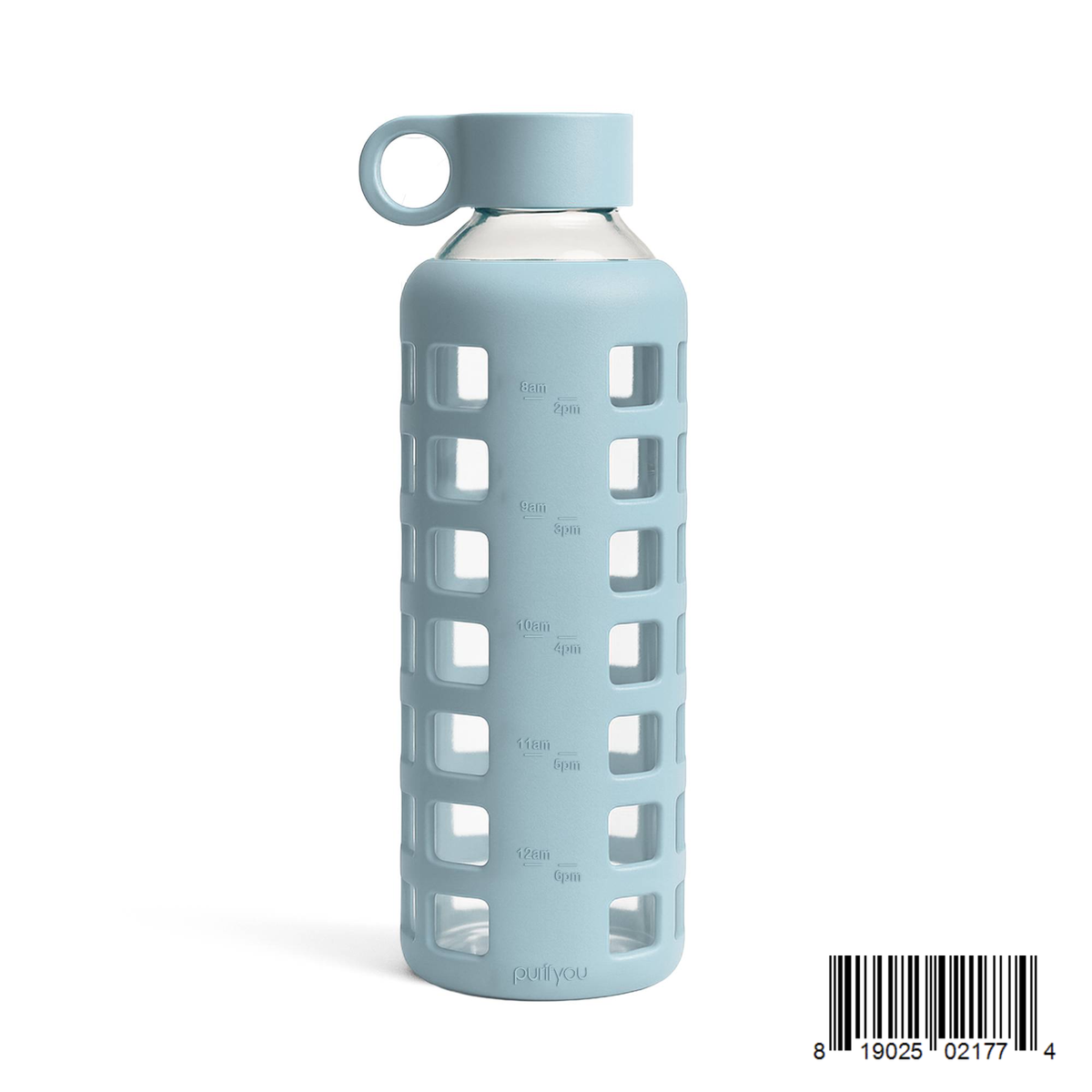 Protective Silicone Glass Water Bottle -purifyou