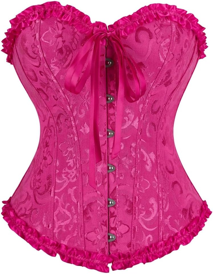 frawirshau Women's Overbust Costume Corset Renaissance Victorian
