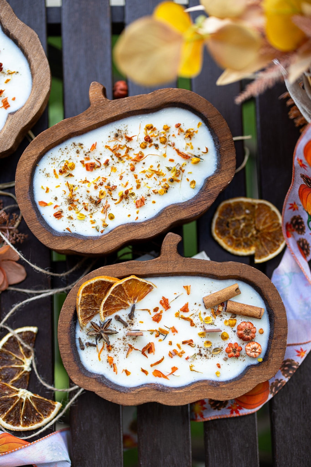 Pumpkin Dough Bowl Candle | Fall & Thanksgiving Home Decor