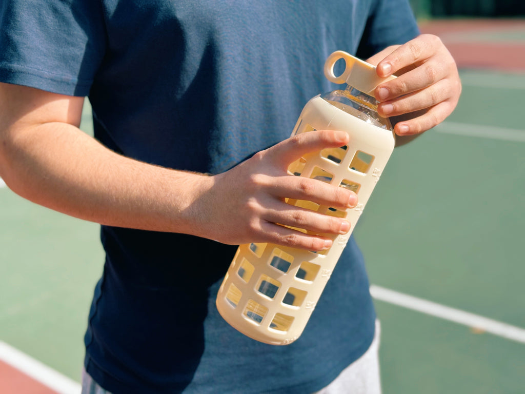 Protective Silicone Glass Water Bottle -purifyou