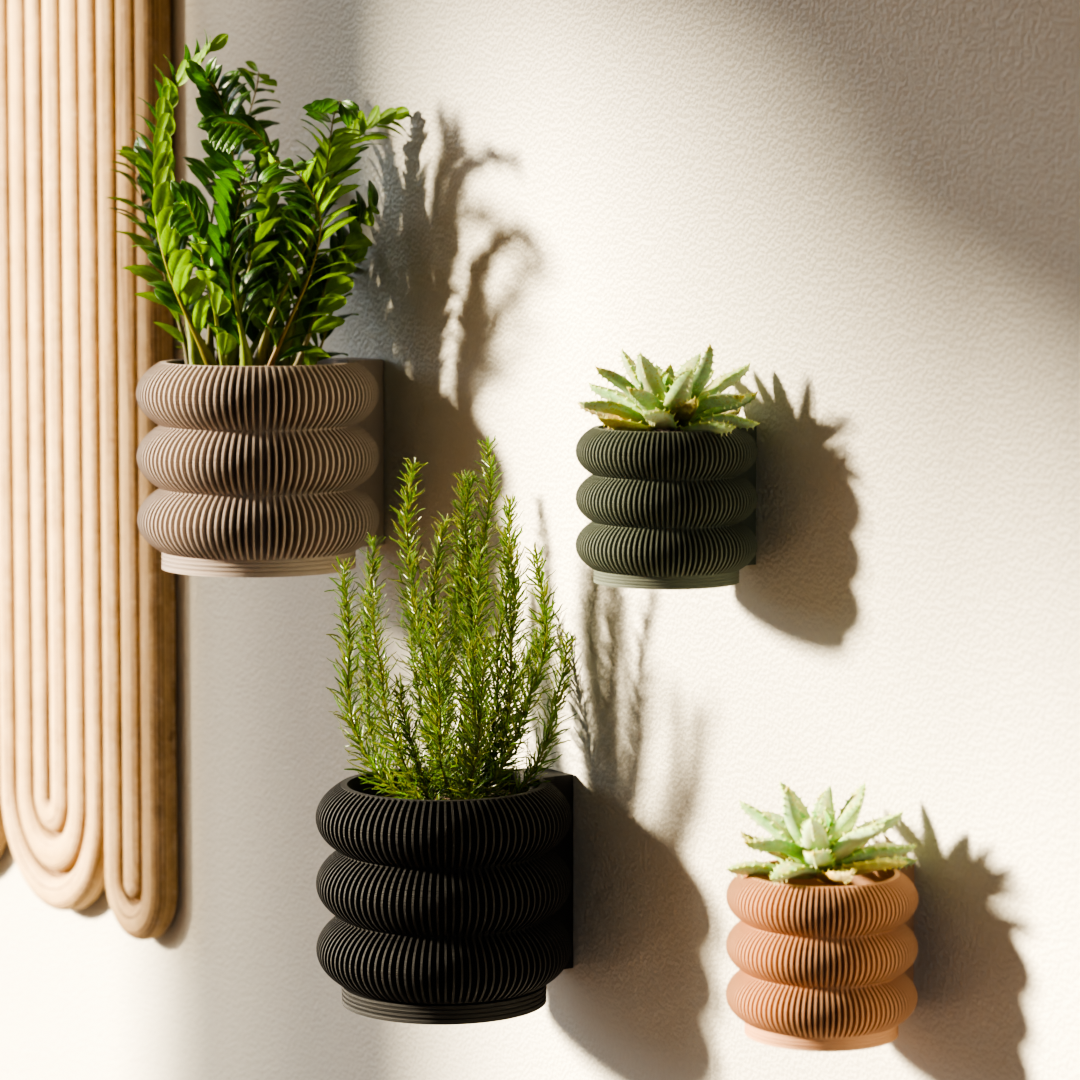 Triple Bubble Wall Planter | Modern Hanging Planter