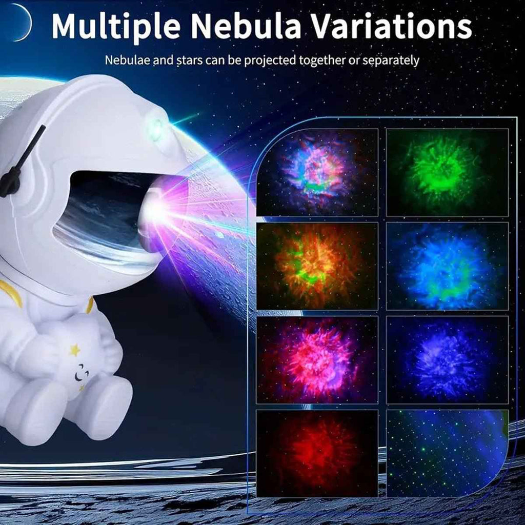 Astronaut Galaxy Star Projector | LED Night Light