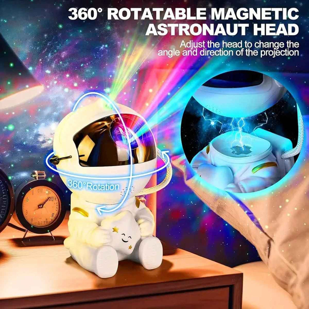 Astronaut Galaxy Star Projector | LED Night Light