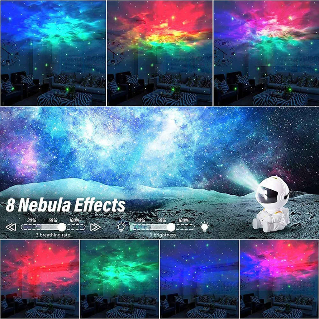 Astronaut Galaxy Star Projector | LED Night Light
