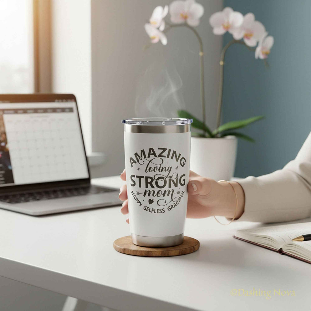 Best Mom Ever 20oz Tumbler Gift Set for Mother's Day & Birthday