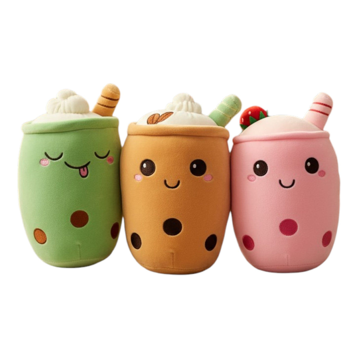 Boba Tea Plush – Kawaii Bubble Tea Stuffed Animal