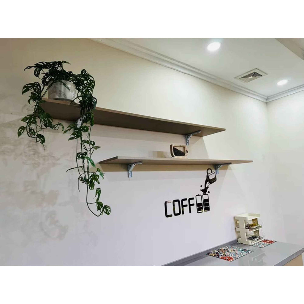 Coffee Shop Wall Decor – Self-Adhesive Acrylic Art for Business