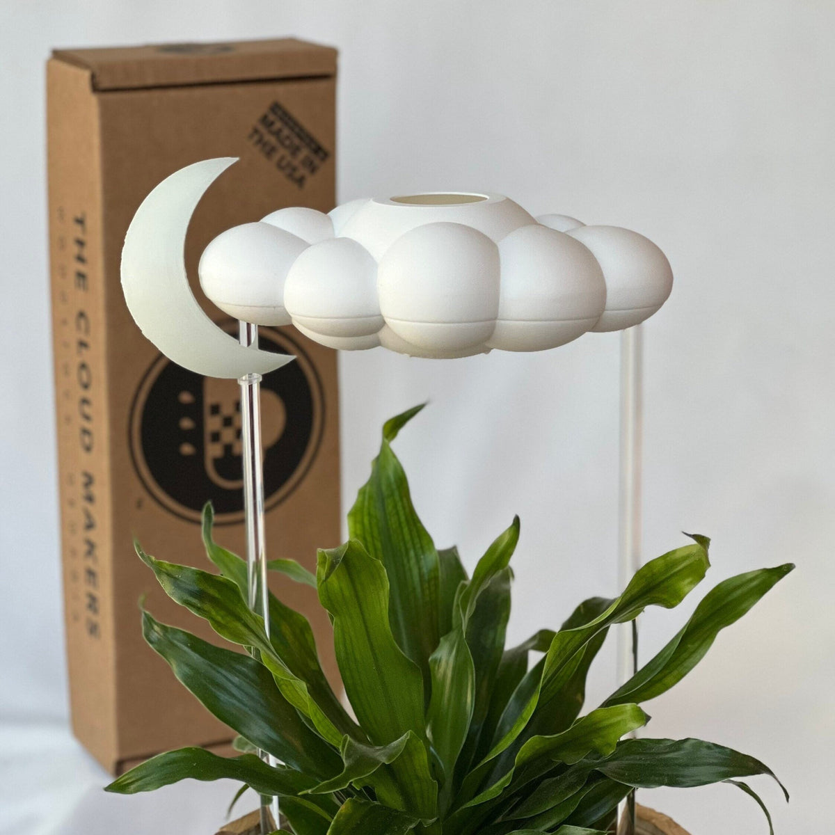 Original Dripping Rain Cloud with Glow in the Dark Moon Charm