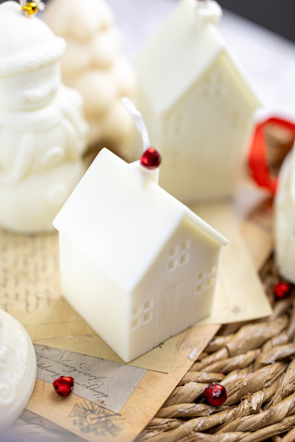 3D Ginger House Candle for Christmas & Housewarming Gift