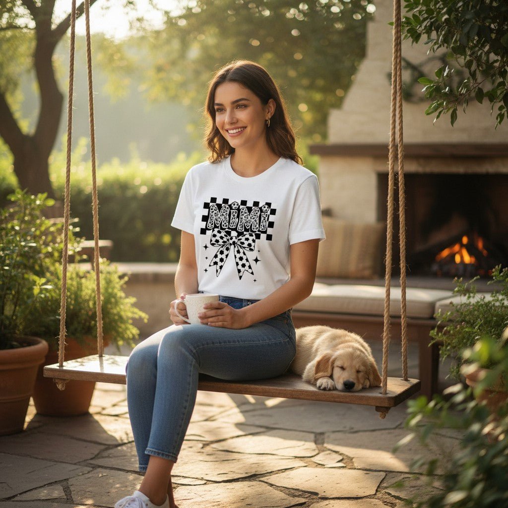 Soccer Mimi T-Shirt 100% Cotton Grandmother Mothers Day Gift