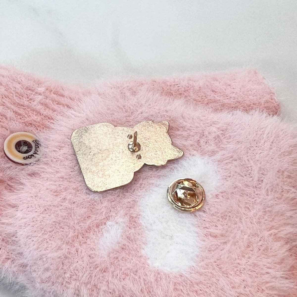 Work Hard for Cat Enamel Pin – Cute Gift for Proud Pet Owners